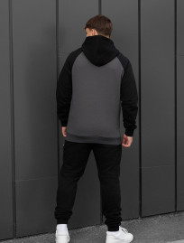 Costum de trening Staff ro black & dark gary