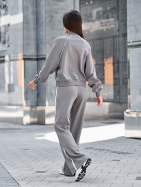 Costum de trening de damă Staff fid gray oversize reflective