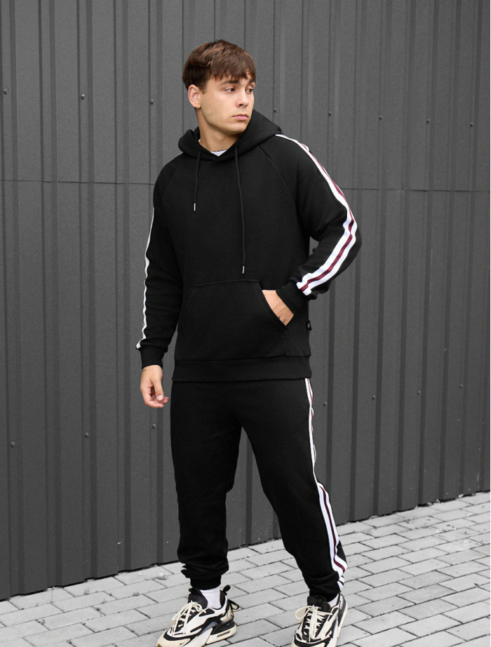 Costum de trening Staff pa black