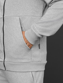 Costum de trening Staff wo zip gray melange