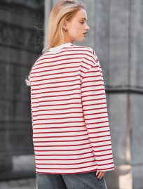 Bluză de damă Staff os bordo & white