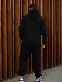 Costum de trening Staff say black logo fleece