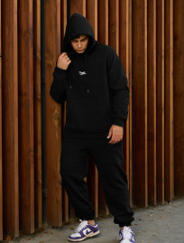 Costum de trening Staff say black logo fleece
