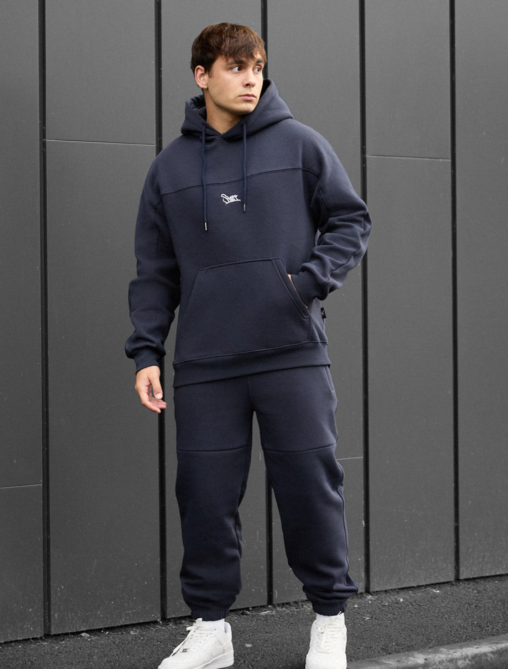 Costum de trening Staff say navy logo fleece