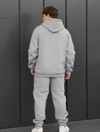 Costum de trening Staff say light gray logo fleece