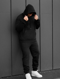 Costum de trening  Staff cr black oversize fleece