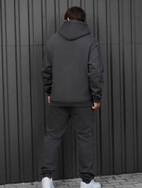Costum de trening Staff cr dark gray oversize fleece