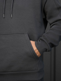 Costum de trening Staff cr dark gray oversize fleece