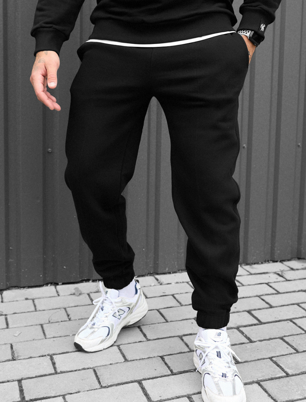 Pantaloni de trening Staff pa black fleece
