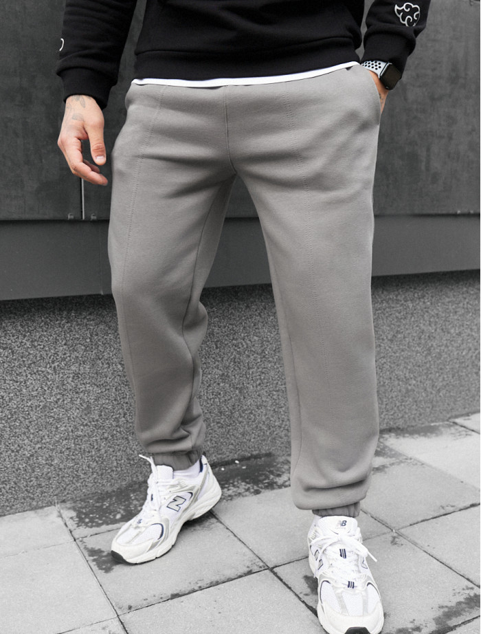 Pantaloni de trening Staff pa gray fleece