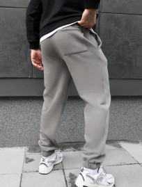 Pantaloni de trening Staff pa gray fleece