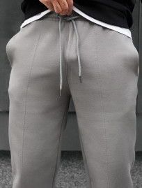 Pantaloni de trening Staff pa gray fleece