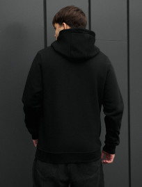 Hanorac  Staff black zip fleece