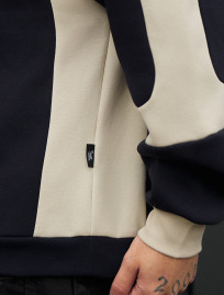 Bluză de trening Staff navy & milk oversize fleece