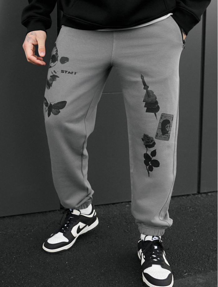 Pantaloni de trening Staff clo heart & rose