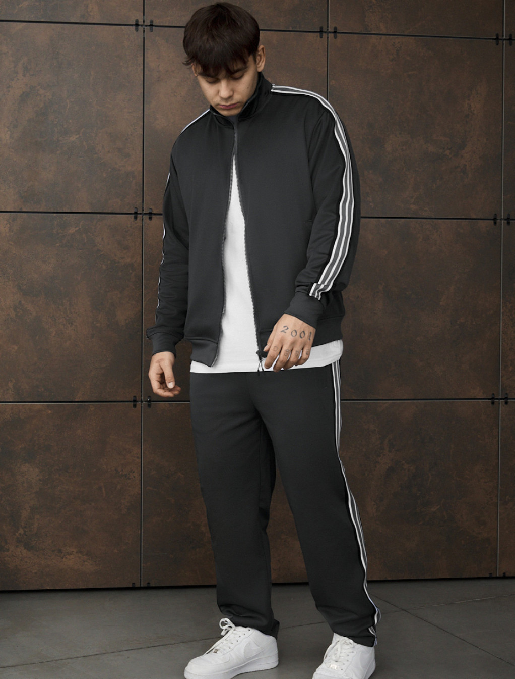 Costum de trening Staff pri dark gray