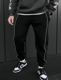 Pantaloni de trening Staff siv black reflective