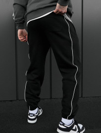 Pantaloni de trening Staff siv black reflective