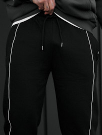 Pantaloni de trening Staff siv black reflective