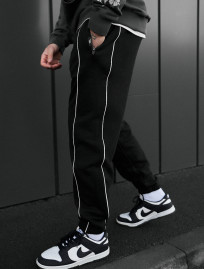 Pantaloni de trening Staff siv black reflective