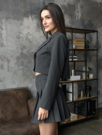 Sacou de damă Staff lo dark gray