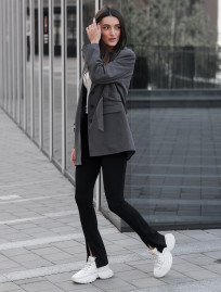 Sacou de damă Staff au gray