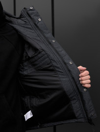 Geacă de iarnă Staff qux black & grahpite