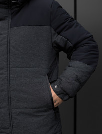 Geacă de iarnă Staff qux black & grahpite