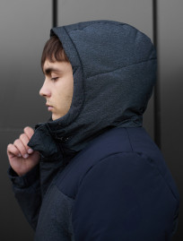 Geacă de iarnă Staff qux black & gray