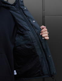 Geacă de iarnă Staff qux black & gray