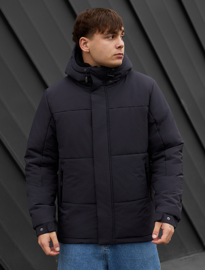 Geacă de iarnă Staff qux dark gray