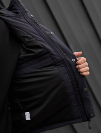 Geacă de iarnă Staff qux dark gray