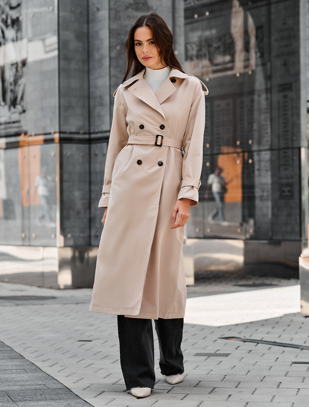 Trench de damă Staff mo beige