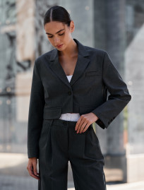 Sacou de damă Staff re gray