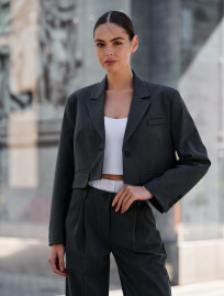 Sacou de damă Staff re gray