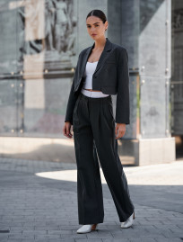 Sacou de damă Staff re gray