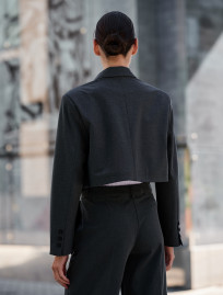 Sacou de damă Staff re gray