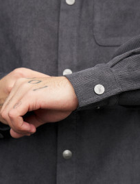 Cămașă Staff velvet dark gray