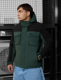 Geacă Staff quor black & khaki