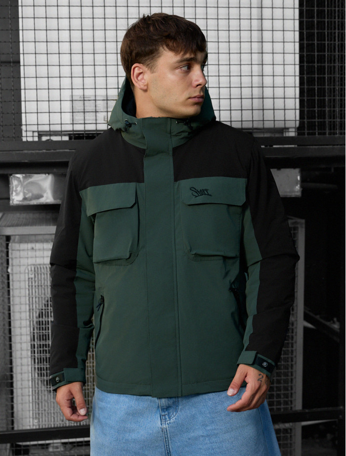 Geacă Staff quor black & khaki