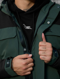 Geacă Staff quor black & khaki