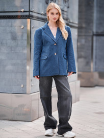 Sacou de damă Staff daf blue