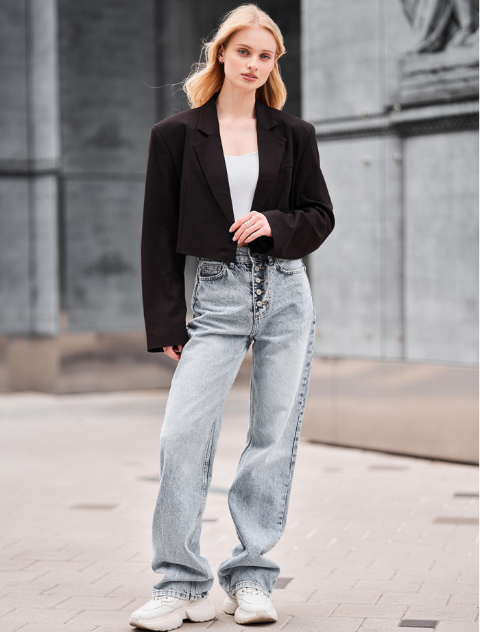 Jachetă de damă Staff bel black