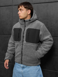 Geacă de blană Staff brix gray