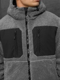 Geacă de blană Staff brix gray