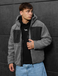 Geacă de blană Staff brix gray