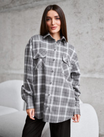 Cămașă de damă Staff mir gray oversize