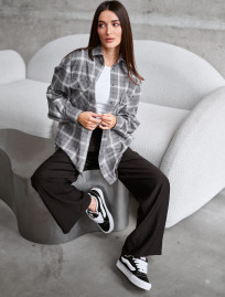 Cămașă de damă Staff mir gray oversize