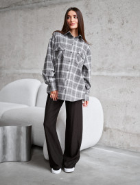 Cămașă de damă Staff mir gray oversize