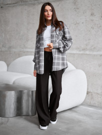 Cămașă de damă Staff mir gray oversize